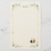 Persoonlijk Bijennest Schrijfpapier Briefpapier (Voorkant)