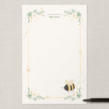 Persoonlijk Bijennest Schrijfpapier