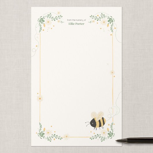 Persoonlijk Bijennest Schrijfpapier Briefpapier