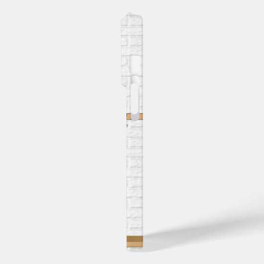 Persoonlijk Blauw en Witte Baseball Jersey Case-Mate iPhone Case (Achterkant / Links)