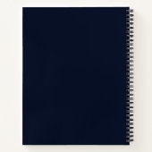 Persoonlijk Blauw Printplaat Tech Geek Notitieboek (Achterkant)