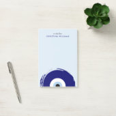 Persoonlijk Blauwe Boze Oog Beschermingssymbool Post-it® Notes (Kantoor)