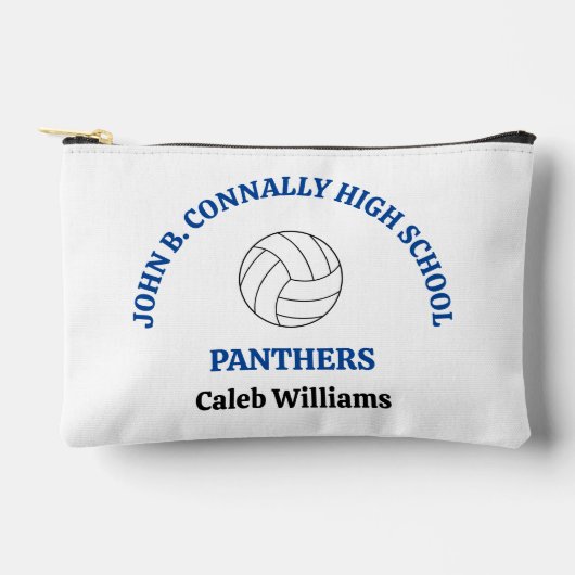 Persoonlijk Blauwe Havo-Volleyballer Etui (Voorkant)