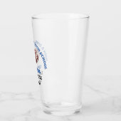 Persoonlijk Blauwe Middelbare School Voetbalspeler Glas (Links)