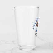 Persoonlijk Blauwe Middelbare School Voetbalspeler Glas (Rechts)