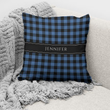 Persoonlijk Blauwe Plaid Gingham Patroon