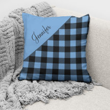 Persoonlijk Blauwe Plaid Patroon
