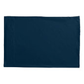 Persoonlijk Blauwe Raket Schip Jongens- Kussensloop (Achterkant)