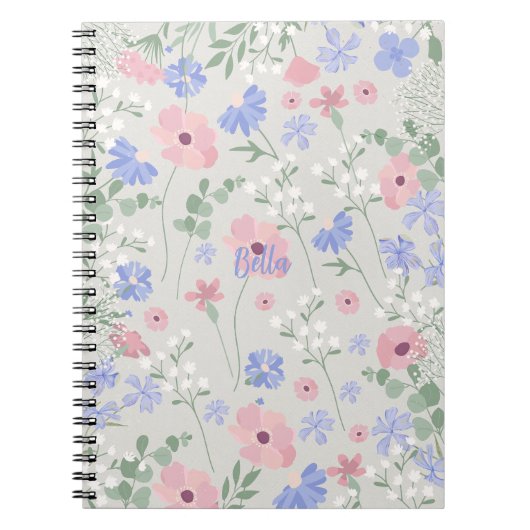 Persoonlijk bloemen notitieboek (Voorkant)