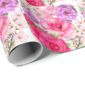 Persoonlijk Bloemendesign Cadeaupapier (Rol Hoek)