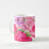 Persoonlijk Bloemendesign Koffiemok (Voorkant links)