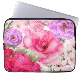 Persoonlijk Bloemendesign Laptop Sleeve
