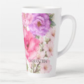 Persoonlijk Bloemendesign Latte Mok (Rechts)