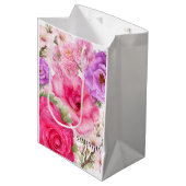 Persoonlijk Bloemendesign Medium Cadeauzakje (Voorkant Gekanteld)
