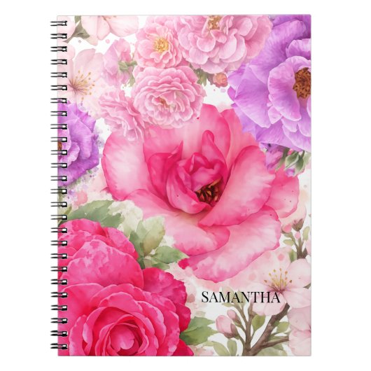 Persoonlijk Bloemendesign Notitieboek (Voorkant)