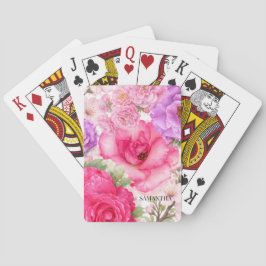Persoonlijk Bloemendesign Pokerkaarten