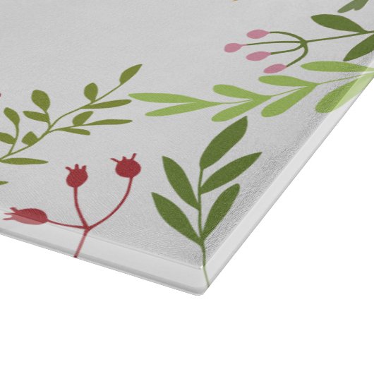 Persoonlijk bloemenframe Sjabbat Challah Snijplank (Hoek)