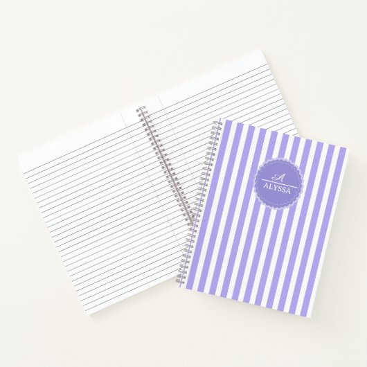 Persoonlijk bloemig naam notitieboek (Binnen)