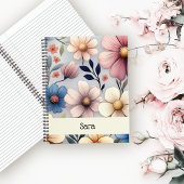 Persoonlijk Bloemmotief 21,59 x 27,94 cm College L Notitieboek