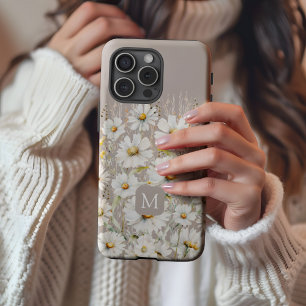 Persoonlijk Bloempatroon iPhone 16 Pro Max Hoesje