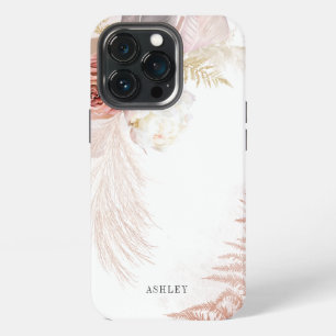 Persoonlijk bloemstuk Pampagras Boho Terracotta iPhone 13 Pro Hoesje
