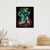 Persoonlijk Bmx-Poster - Bmx Bike Graffiti Poster (Keuken)