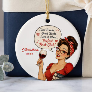 Persoonlijk Boekenclub Ornament Cadeau