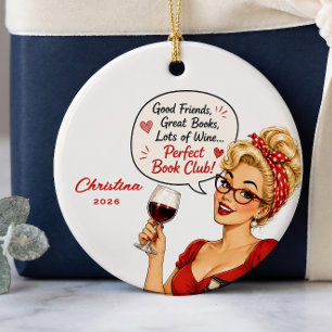 Persoonlijk Boekenclub Ornament Cadeau