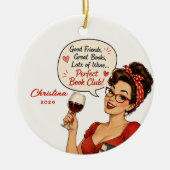 Persoonlijk Boekenclub Ornament Cadeau (Voorkant)