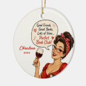 Persoonlijk Boekenclub Ornament Cadeau (Links)