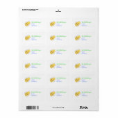 Persoonlijk boekplaatje met bijtje etiket (Full Sheet)