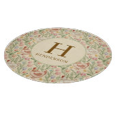 Persoonlijk Boerderij Monogram Glas Bord Snijplank (Hoek)