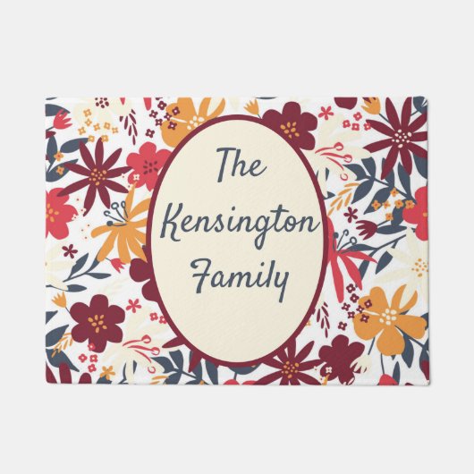 Persoonlijk Boheems DOORMAT Deurmat (Voorkant)