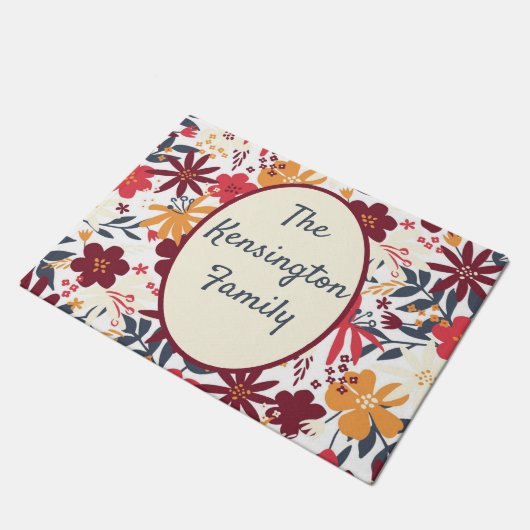 Persoonlijk Boheems DOORMAT Deurmat (Schuin)