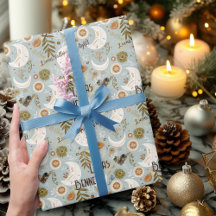 Persoonlijk Boho Hemels Maan & Sterren Patroon