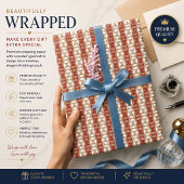Persoonlijk Boho Streep Inpakpapier
