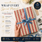 Persoonlijk Boho Streep Inpakpapier