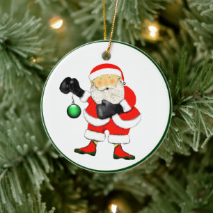 Persoonlijk bokscadeau keramisch ornament