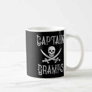 Persoonlijk bootpiraten-cadeau Kapitein Opa  Koffiemok