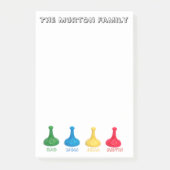 Persoonlijk bordspel voor familie fan post-it® notes (Voorkant)