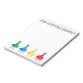 Persoonlijk bordspel voor familiegamers notitieblok (Linkerzijde)