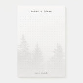 Persoonlijk bos punt raster post-it® notes (Voorkant)
