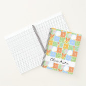 Persoonlijk botanisch bloemmotief persoonlijk bota notitieboek (Binnen)