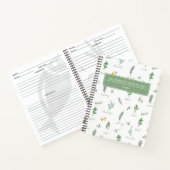 Persoonlijk botanisch receptenschrift notitieboek (Binnen)
