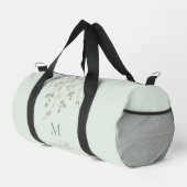 Persoonlijk botanisch watercolor monogram salie plunjezak (Rechterhoek)