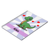 Persoonlijk Brachiosaurus Dinosaur Notitieboek (Linkerzijde)