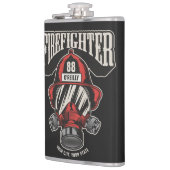 Persoonlijk brandweer masker brandweer helm heupfles (Links)