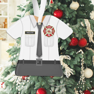 Persoonlijk brandweeruniform voor officieren ornament