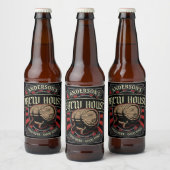 Persoonlijk Brew House Label Bierbrouwerij Bar Pub Bier Etiket (Flessen)