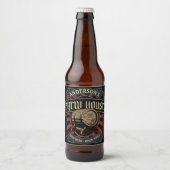 Persoonlijk Brew House Label Bierbrouwerij Bar Pub Bier Etiket (Voorkant)